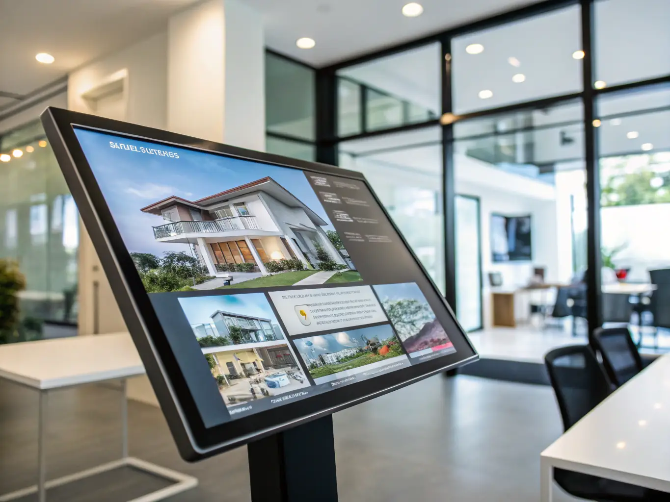 A visually appealing image of a property listing with professional photography and a compelling description, highlighting the marketing efforts.